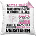 Musikwissenschaftler Geschenk Kissen mit Füllung 40x40 Lustige Geschenkdiee für einen Musikwissenschaftler Geburtstag Ich Bin Musikwissenschaftler Ich Kann Es Dir Erklären Aber Nicht Für Dich Verstehen (Grau) Rosa Trendation