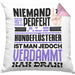 Hundeflüsterer Geschenk Kissen mit Füllung 40x40 Lustige Geschenkidee für Hundeflüsterer Geburtstag Niemand Ist Perfekt Aber Als Hundeflüsterer Ist Man Nah Dran (Grau) Rosa Trendation