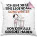 Songwriter Geschenk Kissen mit Füllung 40x40 Lustige Geschenkidee Geburtstag für Songwriter Ich Bin Dieser Legendäre Songwriter Von Dem Alle Geredet Haben (Grau) Rosa Trendation