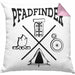 Pfadfinder Kissen mit Füllung 40x40 Geschenk Lustige Geschenkidee Für Pfadfinder (Grau) Rosa Trendation