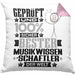 Musikwissenschaftler Geschenk Lustiger Spruch für Musikwissenschaftler Geschenkidee Bester Musikwissenschaftler Der WeltKissen mit Füllung 40x40 (Grau) Rosa Trendation