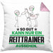 Reittrainer Geschenk Kissen mit Füllung 40x40 So Gut Kann Nur Ein Reittrainer Aussehen Geschenkidee (Grau) Rosa Trendation