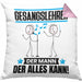 Gesangslehrer Kissen mit Füllung 40x40 Geschenk für Gesangslehrer Der Mann Der Alles Kann Geschenkidee zum Geburtstag (Grau) Rosa Trendation