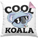 Kissen mit Füllung 40x40 Koala Geschenkidee für Koala-Liebhaber Kissen mit Füllung 40x40 Koala-Aufdruck (Grau) Rosa Trendation
