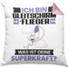 Gleitschirmflieger Kissen mit Füllung 40x40 Geschenk für Gleitschirmflieger Geburtstag Lustiger Spruch Was Ist Deine Superkraft (Grau) Rosa Trendation