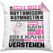 Rhythmische Gymnastin Geschenk Kaffee-Kissen mit Füllung 40x40 Geschenkidee für Rhythmische Gymnastin Ich Bin Rhythmische Gymnastin Ich Kann Es Dir Erklären Jedoch Nicht Für Dich Verstehen Spruch Lustig (Grau) Rosa Trendation