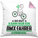 BMX-Fahrer Geschenk Kissen mit Füllung 40x40 So Gut Kann Nur Ein BMX-Fahrer Aussehen Geschenkidee (Grau) Rosa Trendation