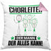 Chorleiter Kissen mit Füllung 40x40 Geschenk für Chorleiter Der Mann Der Alles Kann Geschenkidee zum Geburtstag (Grau) Rosa Trendation