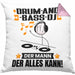 Drum-and-Bass-DJ Kissen mit Füllung 40x40 Geschenk für Drum-and-Bass-DJ Der Mann Der Alles Kann Geschenkidee zum Geburtstag (Grau) Rosa Trendation