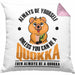 Lustige Kissen mit Füllung 40x40 Quokka-Motiv Geschenk für Quokka Liebhaber (Grau) Rosa Trendation