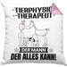 Tierphysiotherapeut Kissen mit Füllung 40x40 Geschenk für Tierphysiotherapeut Der Mann Der Alles Kann Geschenkidee zum Geburtstag (Grau) Rosa Trendation