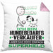 Hundebedarfsverkäufer Geschenk Kissen mit Füllung 40x40 Ich Bin Hundebedarfsverkäufer Aber Sag Doch Einfach Superheld Lustige Geschenkdiee für Hundebedarfsverkäufer (Grau) Rosa Trendation