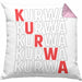 Kurwa Kissen mit Füllung 40x40 Polen Polska (Grau) Rosa Trendation