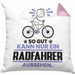 Radfahrer Geschenk Kissen mit Füllung 40x40 So Gut Kann Nur Ein Radfahrer Aussehen Geschenkidee (Grau) Rosa Trendation
