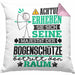 Bogenschütze Geschenk Kissen mit Füllung 40x40 Lustiger Spruch Erheben Sie Sich Der Bogenschütze Betritt den Raum (Grau) Rosa Trendation
