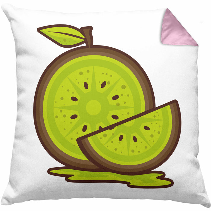 Kissen mit Füllung 40x40 für echte Kiwi Fans - Lustiges Geschenk mit Spruch (Grau) Rosa Trendation