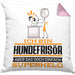 Hundefrisör Geschenk Kissen mit Füllung 40x40 Ich Bin Hundefrisör Aber Sag Doch Einfach Superheld Lustige Geschenkdiee für Hundefrisör (Grau) Rosa Trendation