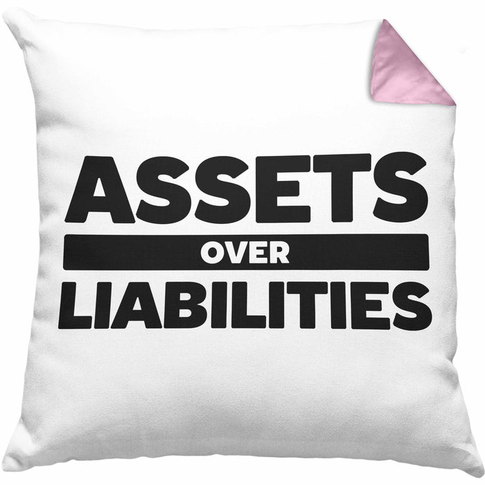Entrepreneur Kissen mit Füllung 40x40 Entrepreneurship Geschenk Spruch Motivation Idee Sprüche (Grau) Rosa Trendation