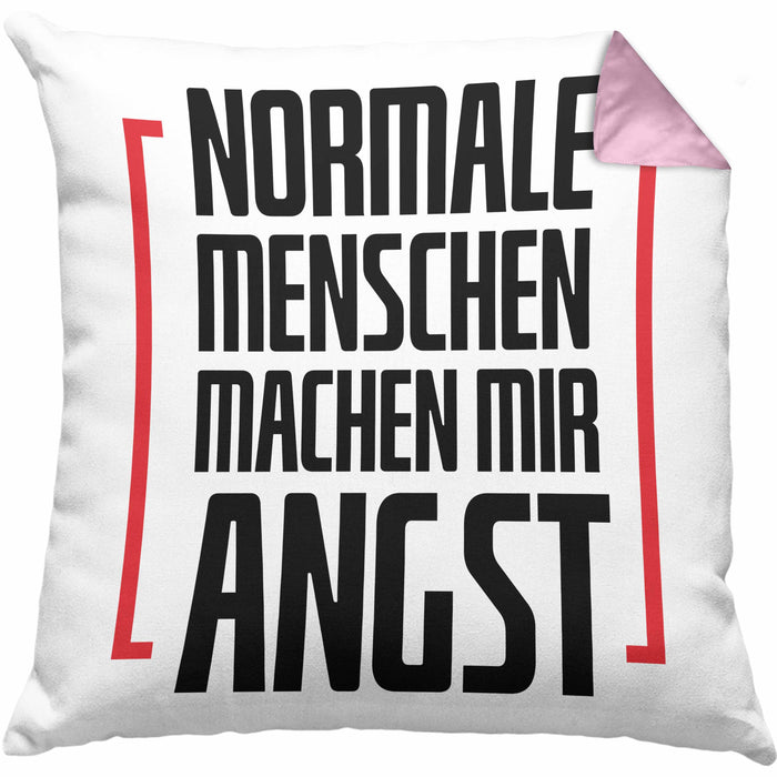 Wellensittich Kissen mit Füllung 40x40 Geschenk Spruch Lustig Zuhause Ist Wo Meine Wellensittiche Sind Geschenkidee Geburtstag (Grau) Rosa Trendation