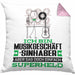 Musikgeschäftsinhaber Geschenk Kissen mit Füllung 40x40 Ich Bin Musikgeschäftsinhaber Aber Sag Doch Einfach Superheld Lustige Geschenkdiee für Musikgeschäftsinhaber (Grau) Rosa Trendation