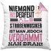 Straßenmusiker Geschenk Kissen mit Füllung 40x40 Lustige Geschenkidee für Straßenmusiker Geburtstag Niemand Ist Perfekt Aber Als Straßenmusiker Ist Man Nah Dran (Grau) Rosa Trendation