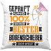Bogenschießer Geschenk Lustiger Spruch für Bogenschießer Geschenkidee Bester Bogenschießer Der WeltKissen mit Füllung 40x40 (Grau) Rosa Trendation