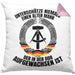 DDR Mann Kissen mit Füllung 40x40 Geschenk Unterschätze Niemals Einen Alten Mann Der In Der DDR AufgewachsenIst (Grau) Rosa Trendation