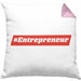Entrepreneur Kissen mit Füllung 40x40 Entrepreneurship Geschenk Spruch Motivation (Grau) Rosa Trendation