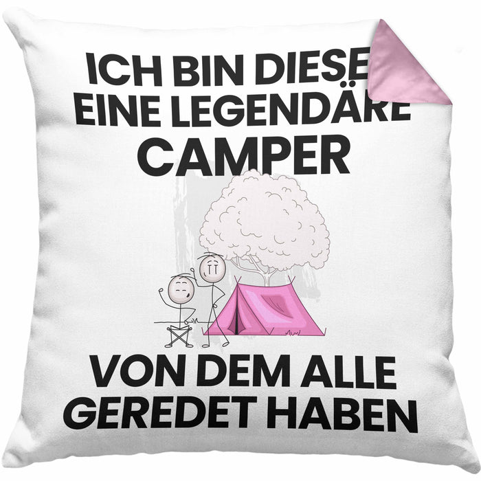 geburtstagswünsche für camper Camper Geschenk Kissen mit Füllung 40x40 Lustige Geschenkidee Geburtstag für Camper Ich Bin Dieser Legendäre Camper Von Dem Alle Geredet Haben — TrendationStore