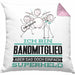 Bandmitglied Geschenk Kissen mit Füllung 40x40 Ich Bin Bandmitglied Aber Sag Doch Einfach Superheld Lustige Geschenkdiee für Bandmitglied (Grau) Rosa Trendation