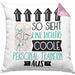Personal Trainerin Geschenk Kissen mit Füllung 40x40 Lustig Geschenkidee für Personal Trainerin Geburtstag So Sieht Eine Richtig Coole Personal Trainerin Aus Frauen Spruch (Grau) Rosa Trendation