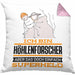 Höhlenforscher Geschenk Kissen mit Füllung 40x40 Ich Bin Höhlenforscher Aber Sag Doch Einfach Superheld Lustige Geschenkdiee für Höhlenforscher (Grau) Rosa Trendation