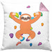 Bouldern Lustige Kissen mit Füllung 40x40 Kletterfans Kletterhalle Geschenkidee (Grau) Rosa Trendation