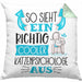 Katzenpsychologe Kissen mit Füllung 40x40 So Sieht Ein Richtig Cooler Katzenpsychologe Aus Geschenk Lustiger Spruch Geschenkidee (Grau) Grün Trendation