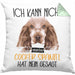 Cocker Spaniel Besitzer Kissen mit Füllung 40x40 Geschenk Lustiger Spruch Geschenkidee Ich Kann Nicht Mein Cocker Spaniel Hat Nein Gesagt (Grau) Grün Trendation