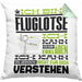 Fluglotse Geschenk Kaffee-Kissen mit Füllung 40x40 Geschenkidee für Fluglotse Ich Bin Fluglotse Ich Kann Es Dir Erklären Jedoch Nicht Für Dich Verstehen Spruch Lustig (Grau) Grün Trendation
