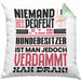 Hundebesitzer Geschenk Kissen mit Füllung 40x40 Lustige Geschenkidee für Hundebesitzer Geburtstag Niemand Ist Perfekt Aber Als Hundebesitzer Ist Man Nah Dran (Grau) Grün Trendation