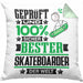 Skateboarder Geschenk Lustiger Spruch für Skateboarder Geschenkidee Bester Skateboarder Der WeltKissen mit Füllung 40x40 (Grau) Grün Trendation