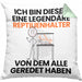 Reptilienhalter Geschenk Kissen mit Füllung 40x40 Lustige Geschenkidee Geburtstag für Reptilienhalter Ich Bin Dieser Legendäre Reptilienhalter Von Dem Alle Geredet Haben (Grau) Grün Trendation