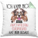 Australian Shepherd Besitzer Kissen mit Füllung 40x40 Geschenk Lustiger Spruch Geschenkidee Ich Kann Nicht Mein Australian Shepherd Hat Nein Gesagt (Grau) Grün Trendation