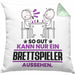 Brettspieler Geschenk Kissen mit Füllung 40x40 So Gut Kann Nur Ein Brettspieler Aussehen Geschenkidee (Grau) Grün Trendation