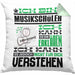 Musikschüler Geschenk Kissen mit Füllung 40x40 Geschenkidee für Musikschüler Geburtstag Lustig Ich Bin Musikschüler Ich Kann Es Dir Erklären Aber Nicht Für Dich Verstehen (Grau) Grün Trendation