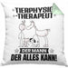 Tierphysiotherapeut Kissen mit Füllung 40x40 Geschenk für Tierphysiotherapeut Der Mann Der Alles Kann Geschenkidee zum Geburtstag (Grau) Grün Trendation