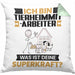 Tierheimmitarbeiter Kissen mit Füllung 40x40 Geschenk für Tierheimmitarbeiter Geburtstag Lustiger Spruch Was Ist Deine Superkraft (Grau) Grün Trendation