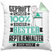 Reptilienhalter Geschenk Lustiger Spruch für Reptilienhalter Geschenkidee Bester Reptilienhalter Der WeltKissen mit Füllung 40x40 (Grau) Grün Trendation