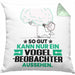 Vogelbeobachter Geschenk Kissen mit Füllung 40x40 So Gut Kann Nur Ein Vogelbeobachter Aussehen Geschenkidee (Grau) Grün Trendation