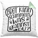 Brot Kann Schimmeln Was Kannst Du Kissen mit Füllung 40x40 Geschenk Spruch Geschenkidee Humor (Grau) Grün Trendation