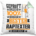 Raptexter Geschenk Lustiger Spruch für Raptexter Geschenkidee Bester Raptexter Der WeltKissen mit Füllung 40x40 (Grau) Grün Trendation