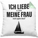 Kissen mit Füllung 40x40 für Segler Geschenke Männer Kissen mit Füllung 40x40 Geschenkideen Zubehör Gadgeds Segeln Lustig (Grau) Grün Trendation
