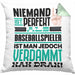 Baseballspieler Geschenk Kissen mit Füllung 40x40 Lustige Geschenkidee für Baseballspieler Geburtstag Niemand Ist Perfekt Aber Als Baseballspieler Ist Man Nah Dran (Grau) Grün Trendation